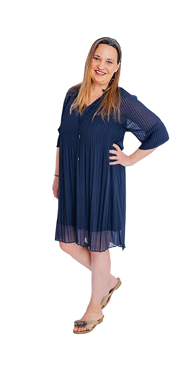 Birgit Hütter im Business Outfit