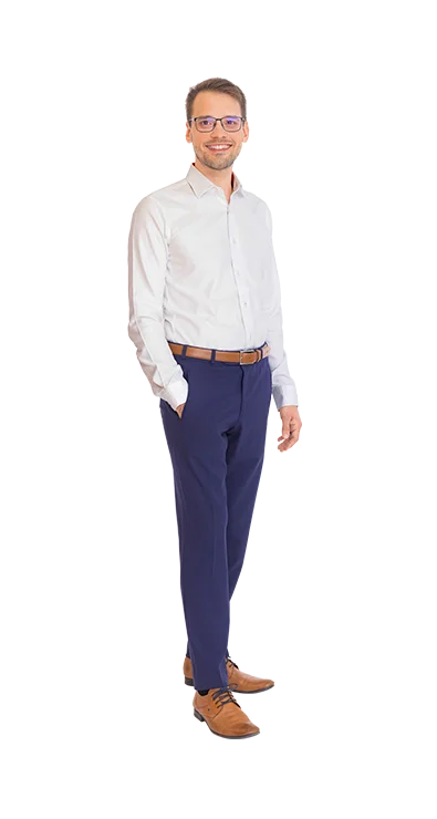 Daniel Winzer im Business Outfit