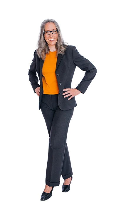 Klara Kögerler im Business Outfit