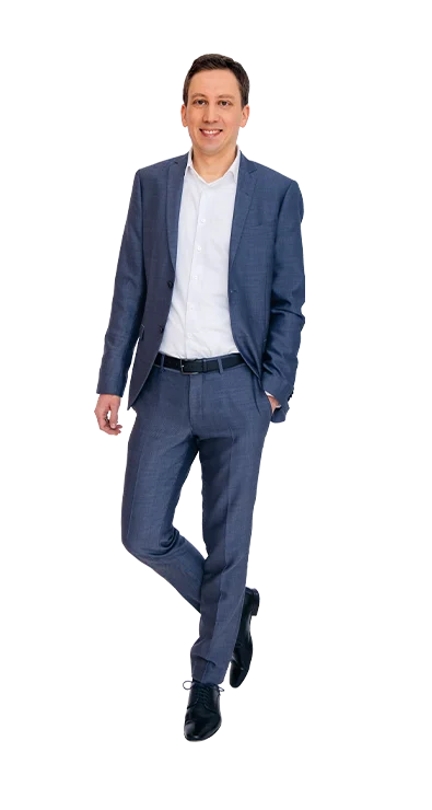 Thomas Schuster im Business Outfit